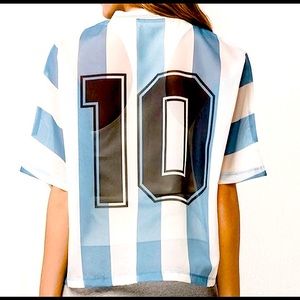 Messi No. 10 Argentina Unban Outfitters Jersey